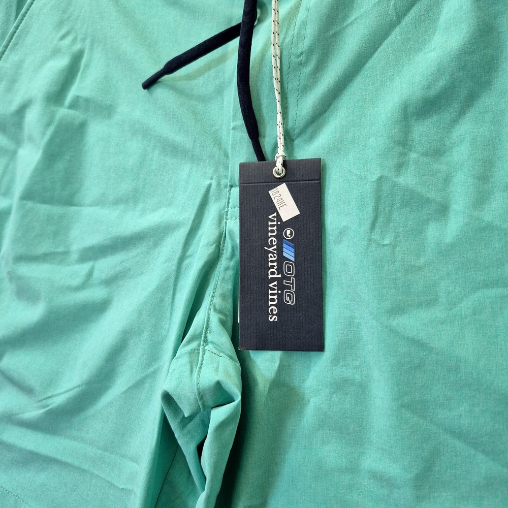 Vineyard Vines OTG Shorts Men 30 8 Inch Green Offshore Chino Hybrid Surf Stretch - Picture 2 of 10